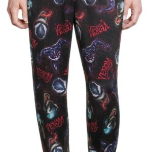 Venom Black Lounge Sleep Pants - Large