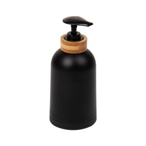 Maison Sucasa Soap Dispenser, 16oz, Pump, Hand Soap, Dish Soap Dispenser for Kitchen, Bathroom, Refillable, Plastic, Black
